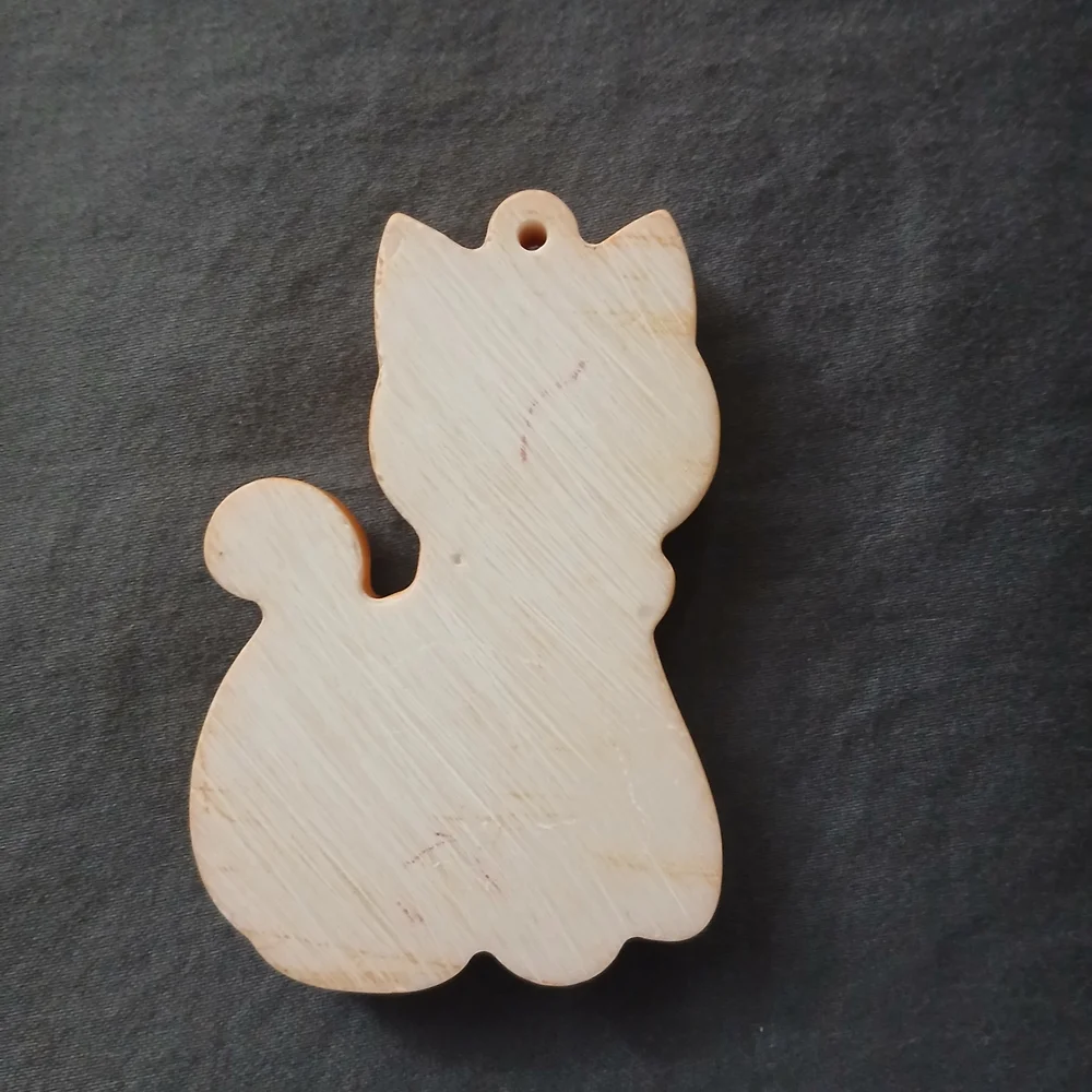 Whimsical Gingerbread Cat Ornament - Picture 2 of 3